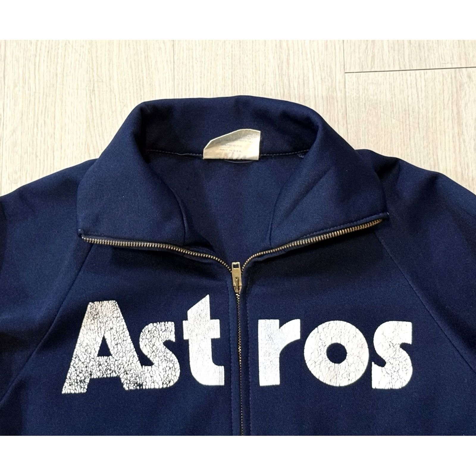 Vintage VINTAGE Roman Sport Houston Astros Bomber Jacket Small Rainbow Logo Unisex Adults Size US S / EU 44-46 / 1 - 3 Thumbnail