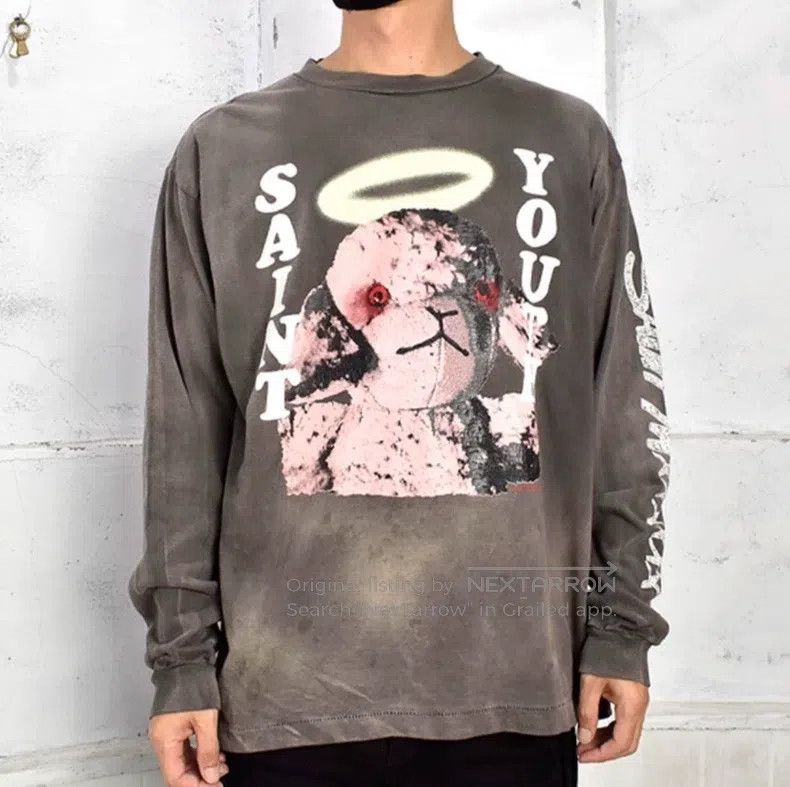 Saint Michael Saint Michael Angel lamb long sleeves Size US L / EU 52-54 / 3 - 3 Thumbnail