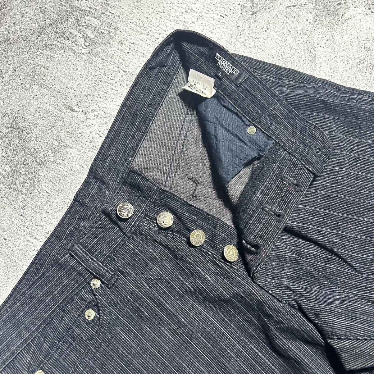 Tornado Mart Vintaage Tornado Mart Flared Stripe Corduroy Size US 30 / EU 46 - 13 Thumbnail