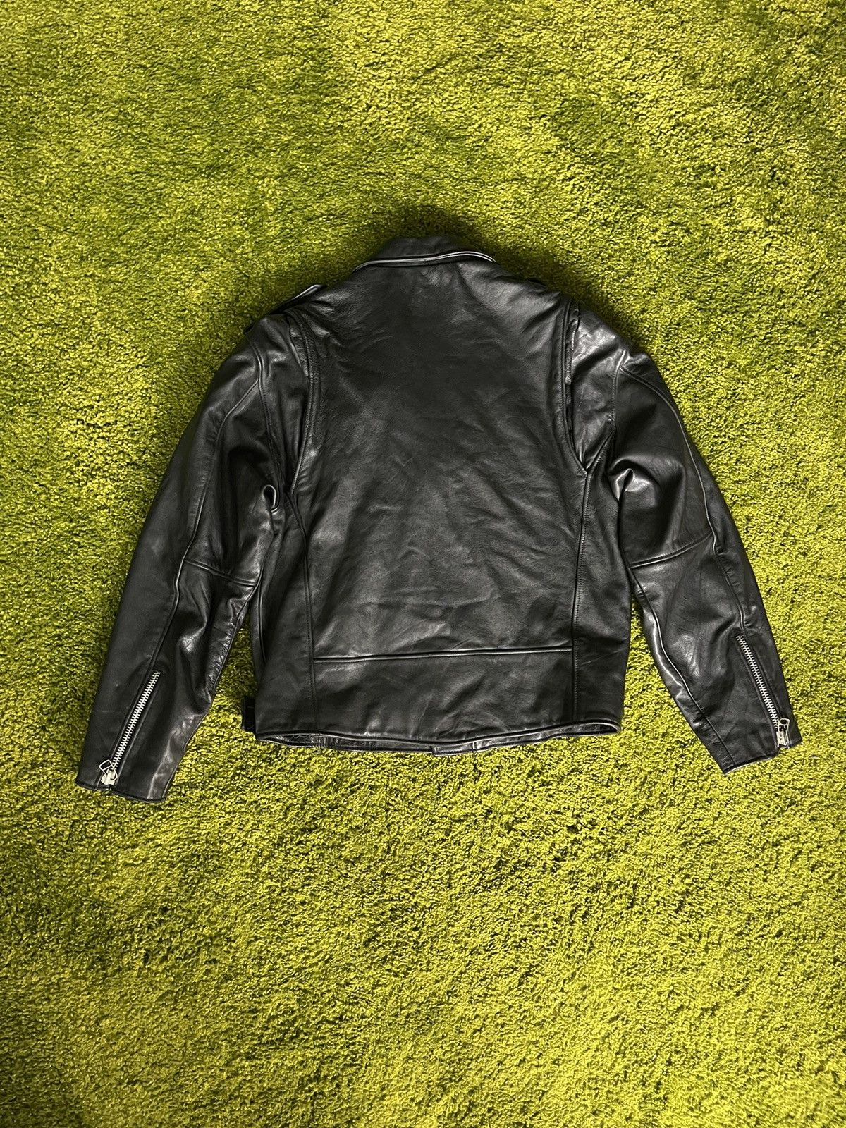 Vintage Ghetto Blaster 90s vintage leather biker jacket Size US M / EU 48-50 / 2 - 10 Thumbnail
