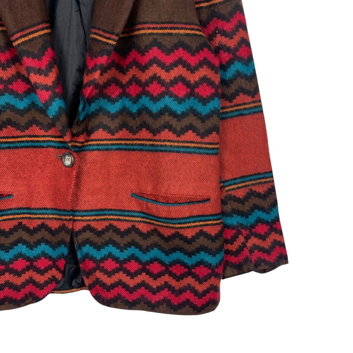 Melrose Vintage 90s Index By Melrose Navajo Native Button Jacket Size US M / EU 48-50 / 2 - 4 Thumbnail
