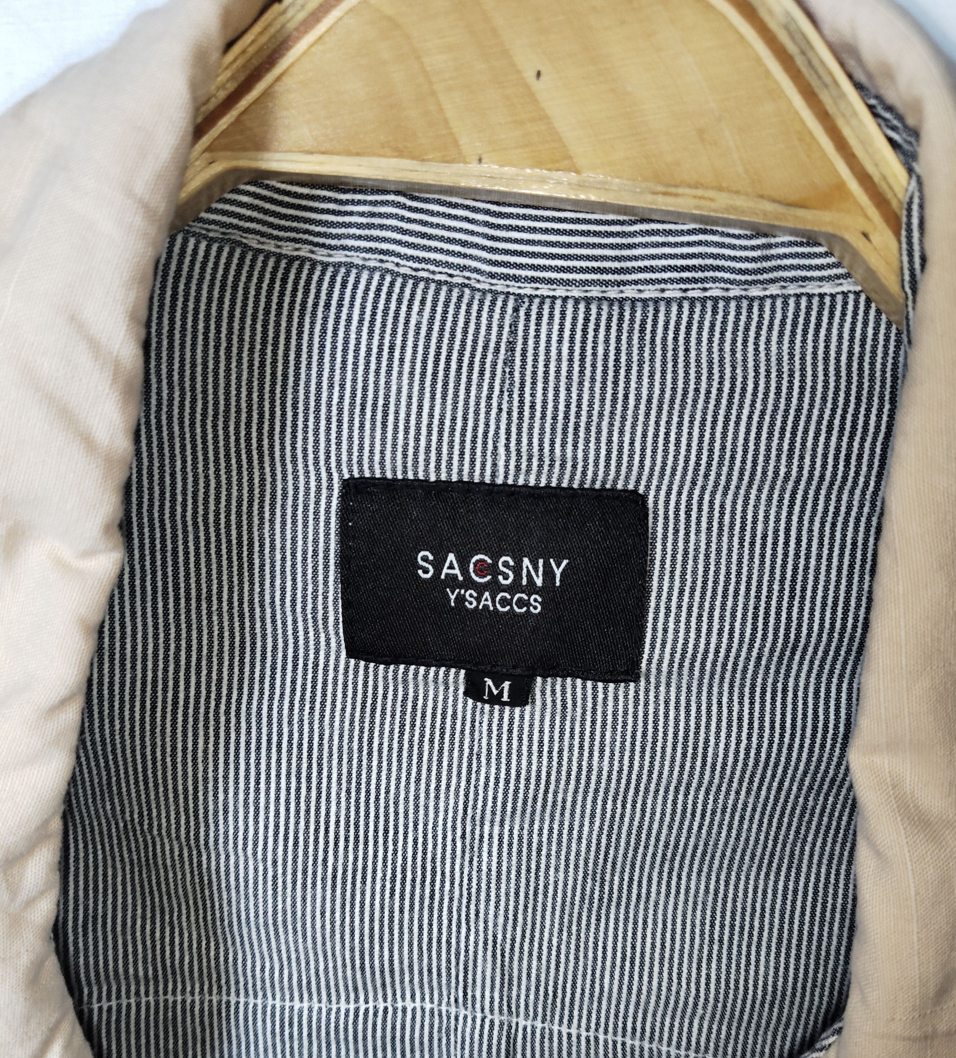 Japanese Brand × Y's × Yohji Yamamoto Saccny Y'saccs Yohji Yamamoto Ripstop Overshirt - 0021 Size US M / EU 48-50 / 2 - 5 Thumbnail