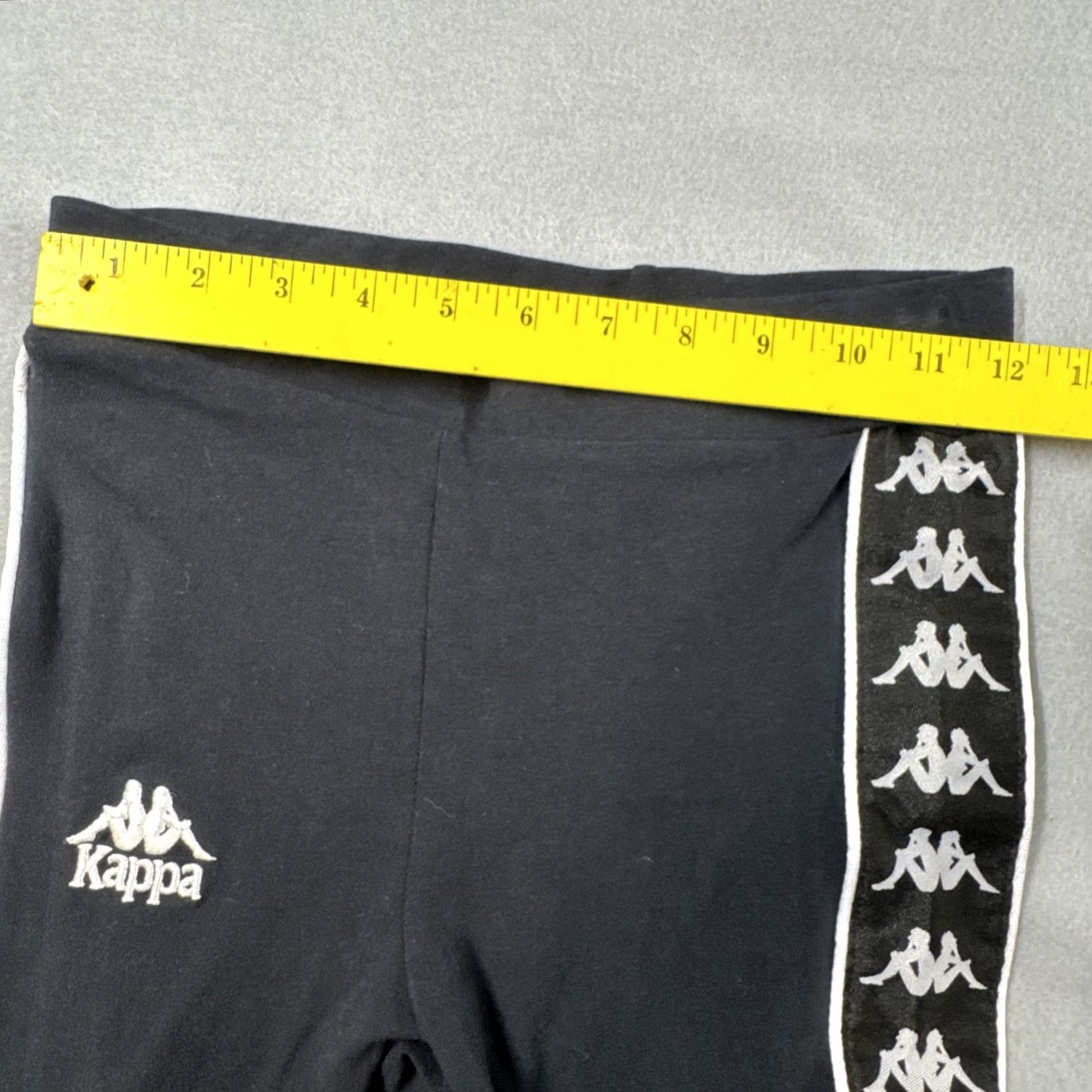 Kappa KAPPA Womens Leggings Size Small Black Colourblock Polyester Logo Graphic Size 28" / US 6 / IT 42 - 5 Thumbnail