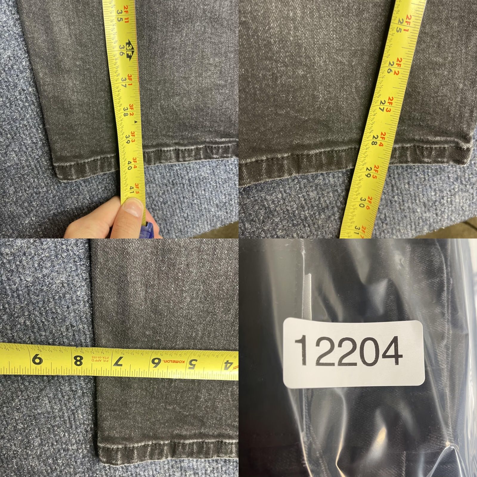 DKNY DKNY Jeans Duane Straight Fit Jeans 38x32 Gray Stretch Denim Pants Mens Regular 38 Waist 32 Inseam Cotton Blend Pockets Zip Fly Dasign DKNY Jeans Size US 38 / EU 54 - 8 Thumbnail