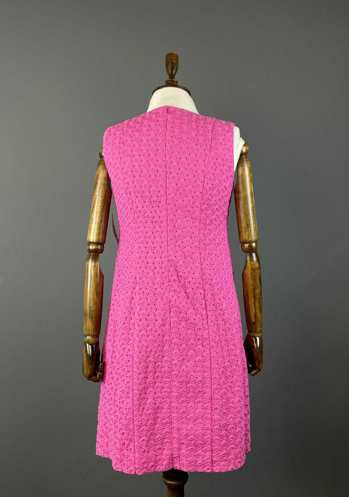 Pendleton Ladies Pendleton Pink Cotton Long Lace Dress Size 6 Size M / US 6-8 / IT 42-44 - 6 Thumbnail