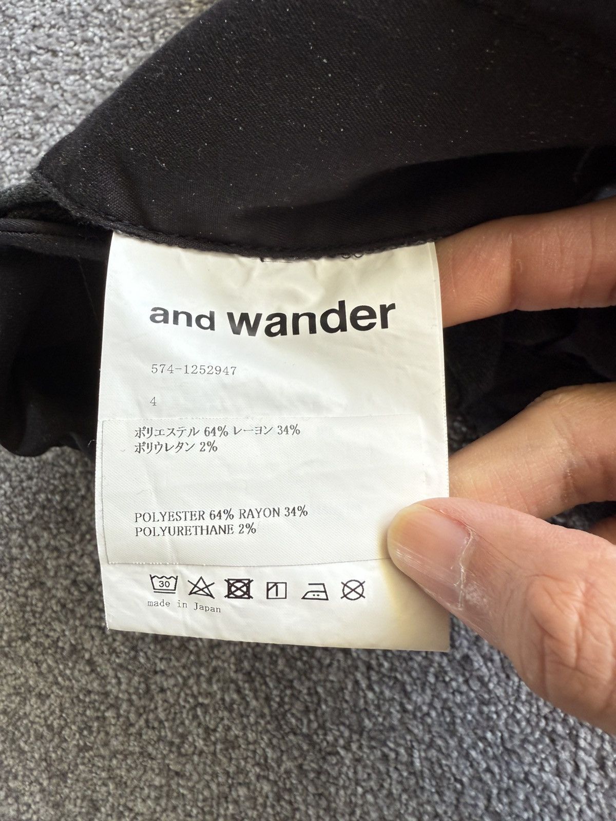 And Wander Serge Stretch Pants Size US 32 / EU 48 - 8 Thumbnail