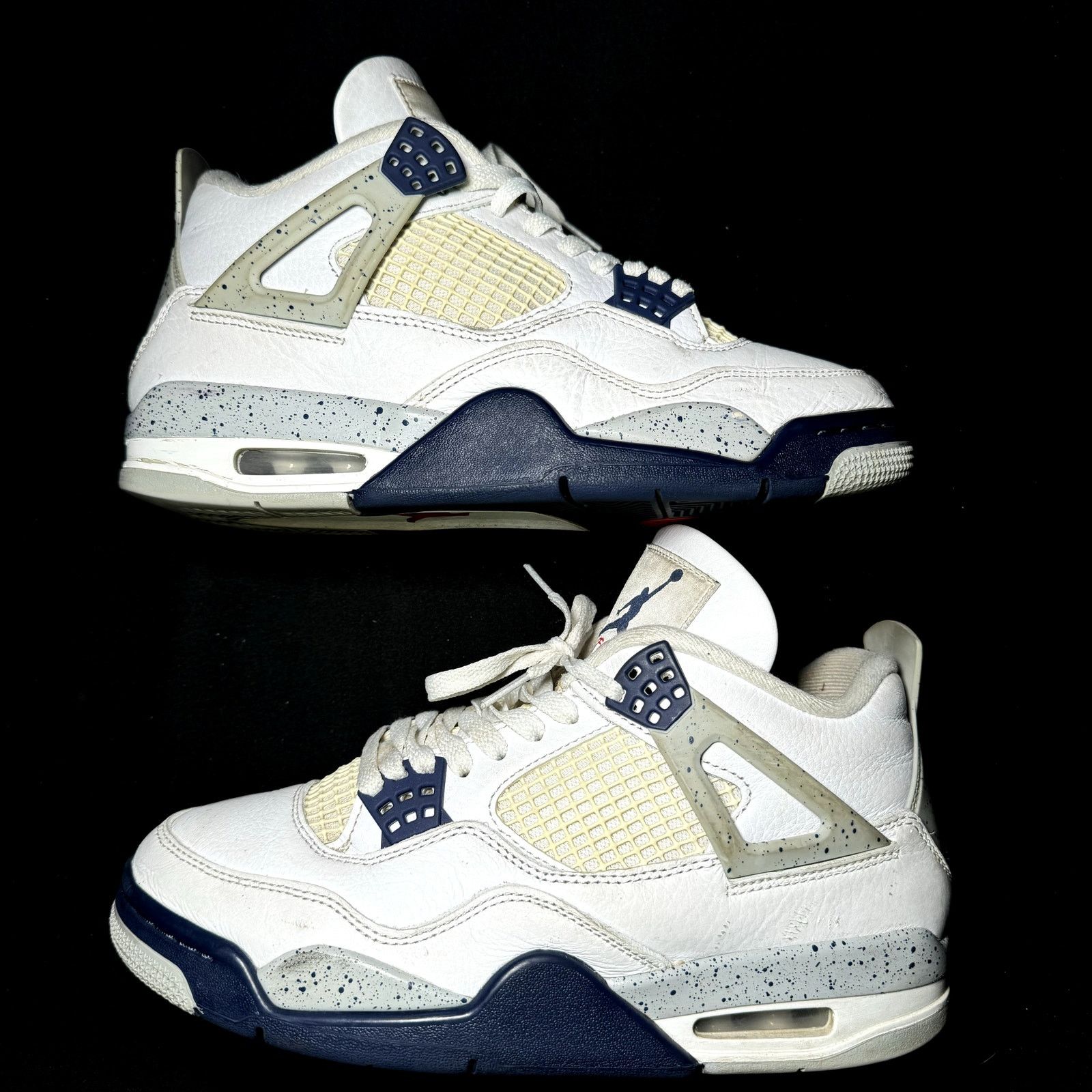 Jordan Brand × Nike Nike Air Jordan 4 Retro Midnight Navy Men's Shoes - Size 7 Size US 7 / EU 40 - 2 Thumbnail