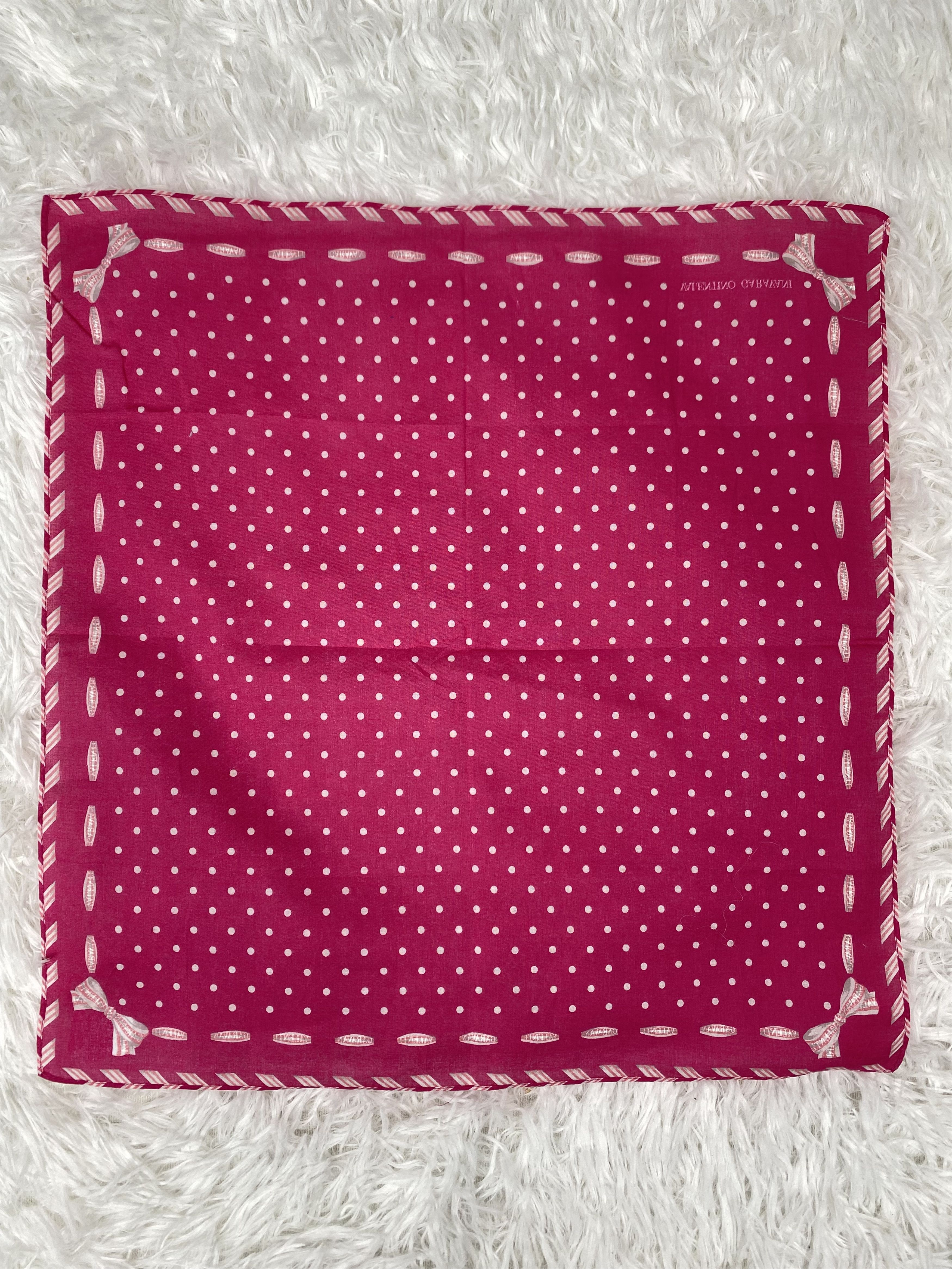 Valentino × Vintage Vintage Valentino Garavani Handkerchief Neckerchief PH0711 Size ONE SIZE - 4 Thumbnail