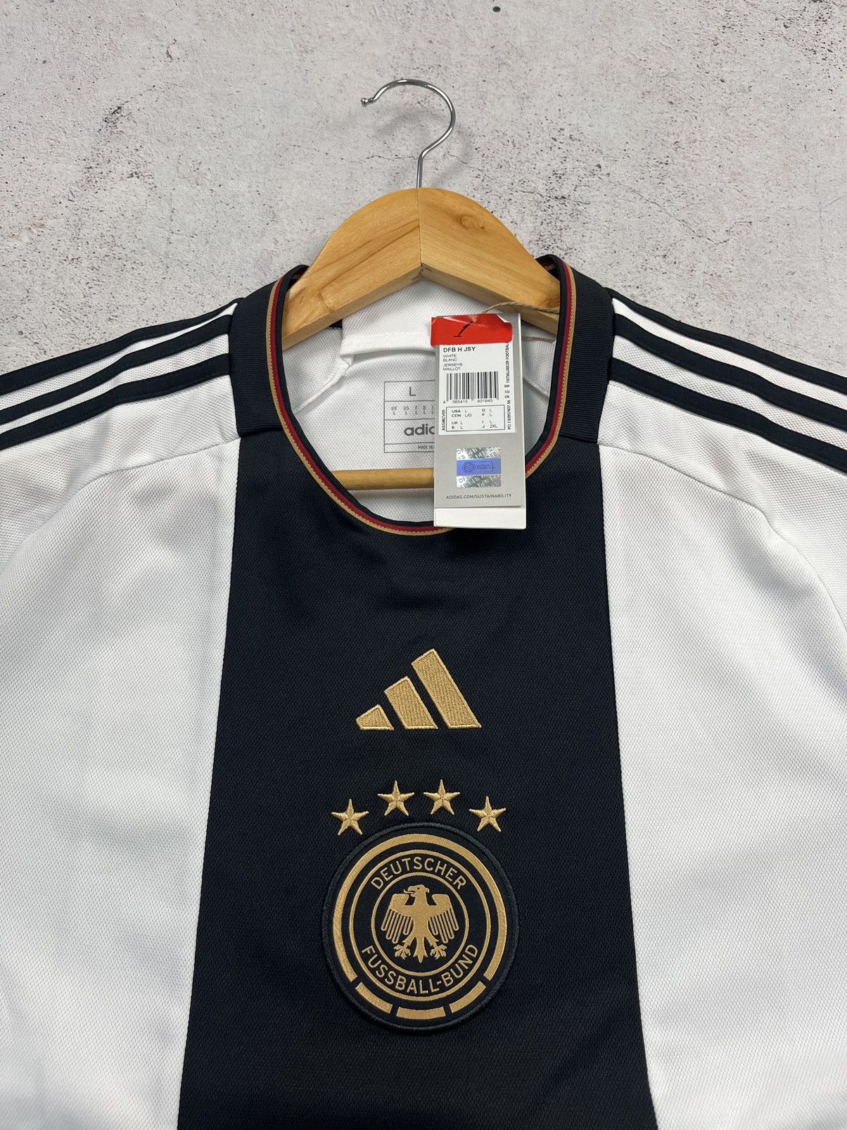 Adidas ADIDAS GERMANY NATIONALS 2022/2023 SOOCER JERSEY FOOTBALL Size US L / EU 52-54 / 3 - 2 Thumbnail