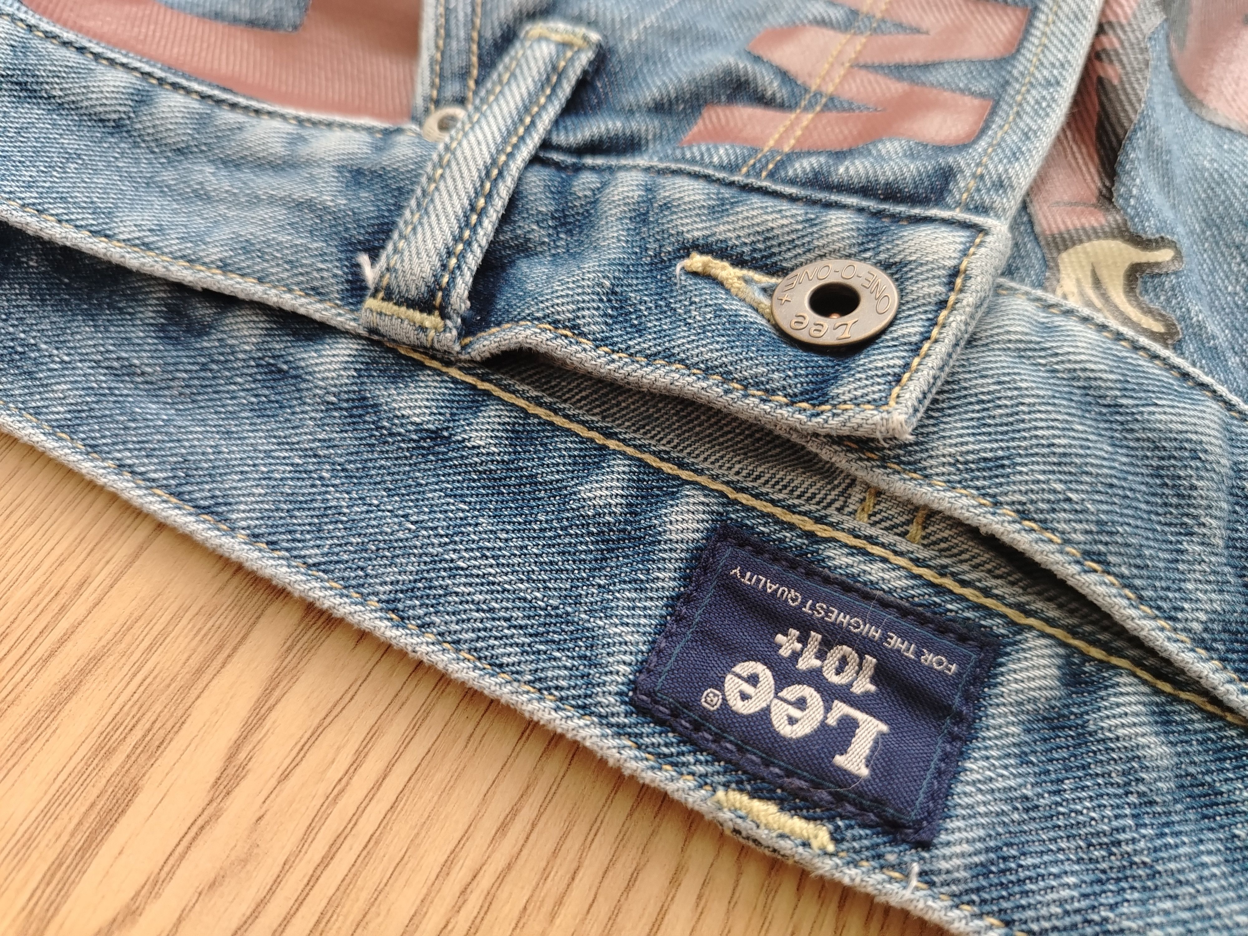 Lee × Vintage Lee Riders 101 Jeans Banner Vintage Limited Edition Size US 33 - 10 Thumbnail