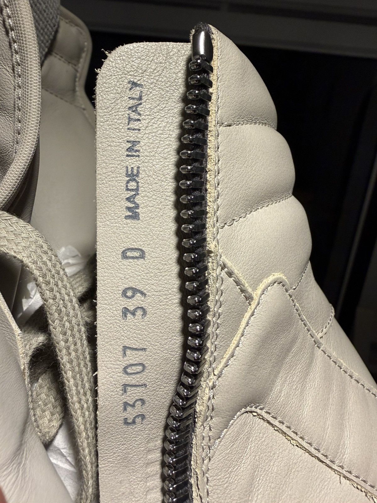 Rick Owens Rick Owens Mainline “Geobasket” Full Grey Size US 8 / IT 38 - 8 Thumbnail