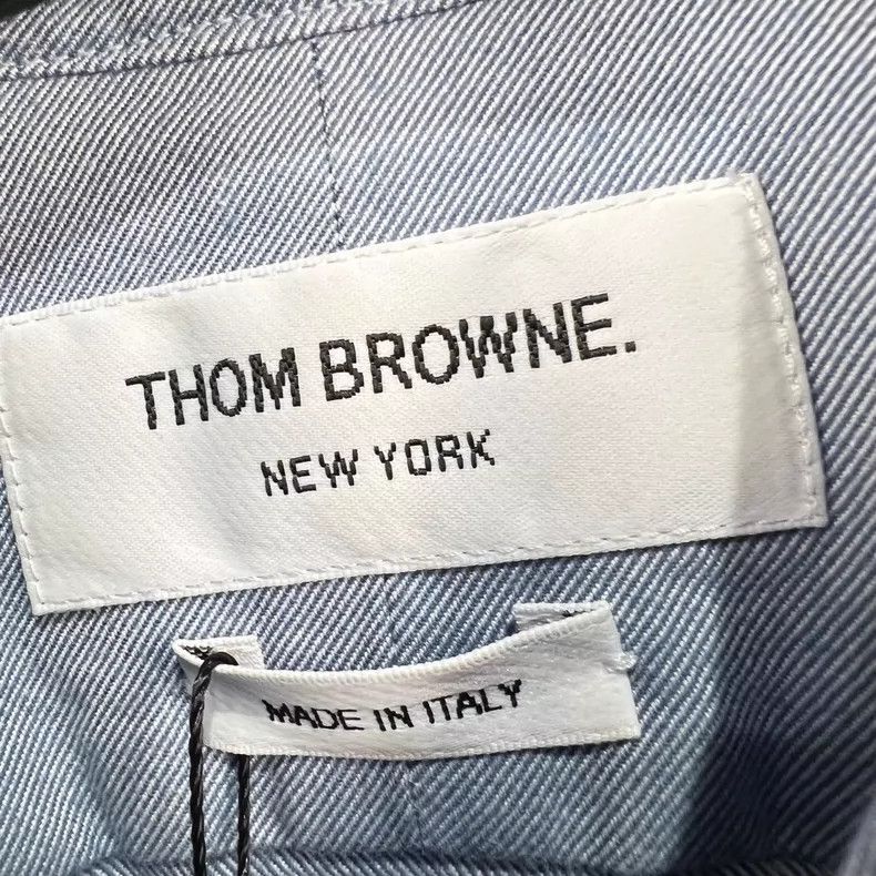 Thom Browne Thom Browne size38 Four-barrel striped shirt Size US XXS / EU 40 - 6 Thumbnail