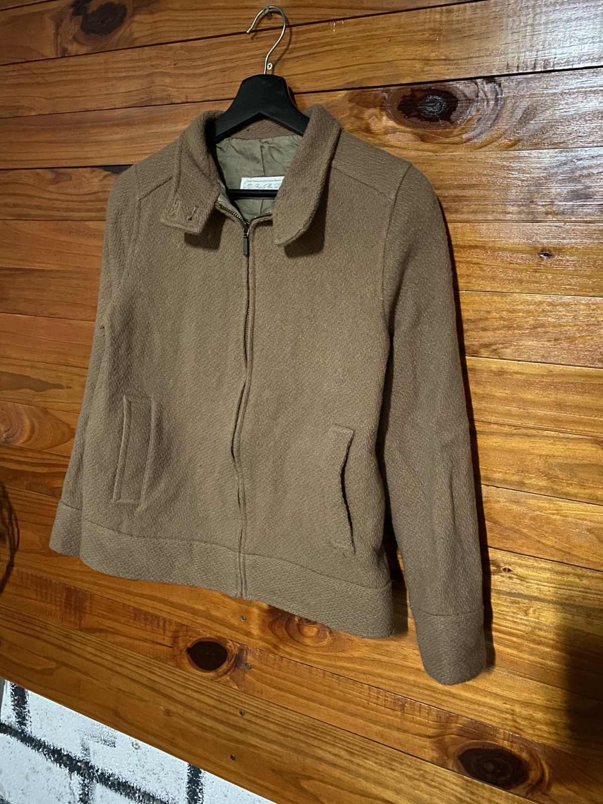 Vintage Do! Family Japan Wool Zip-Up Jacket – Minimalist 90s
