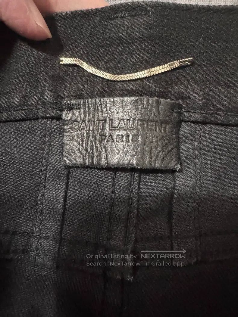 Saint Laurent Paris Saint Laurent Paris Stretch tight black basic denim jeans Size US 29 - 4 Thumbnail