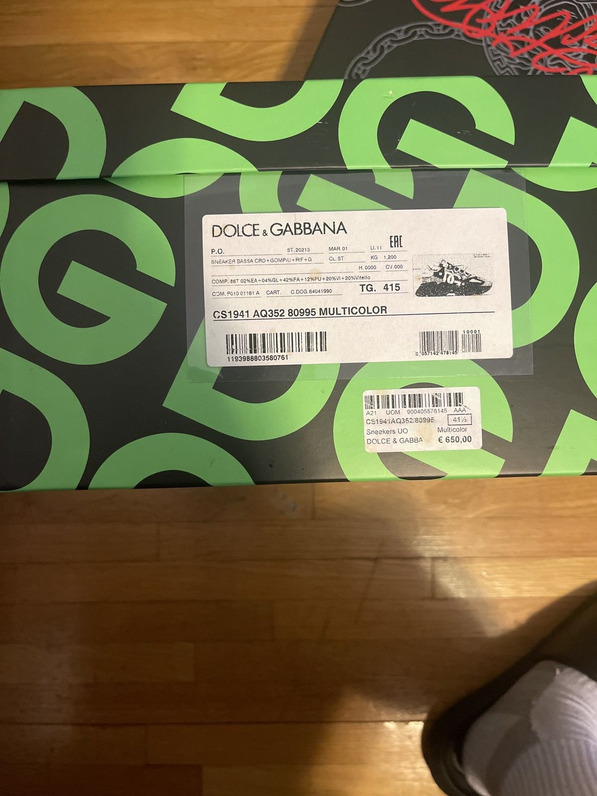 Dolce & Gabbana Great condition Dolce and Gabbana sneakers Size US 8.5 / EU 41-42 - 2 Thumbnail