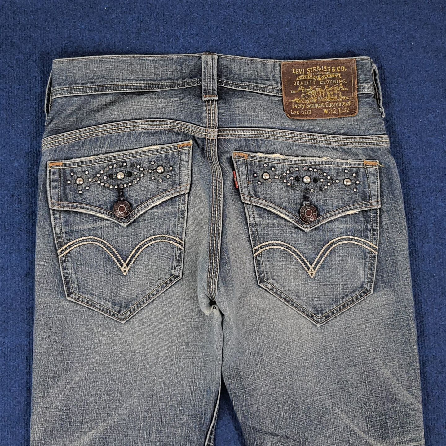 Levi's × Vintage Vintage Levi's Strauss 502 Denim Pants Size US 33 - 2 Thumbnail