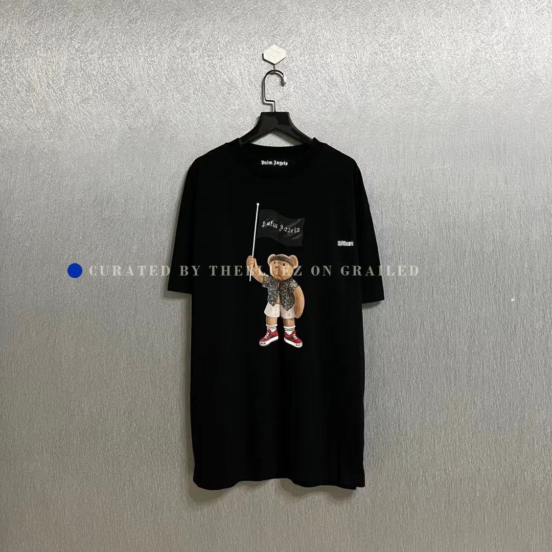 Palm Angels Palm Angels Bear Flag Short Sleeve Size US M / EU 48-50 / 2 - 1 Thumbnail