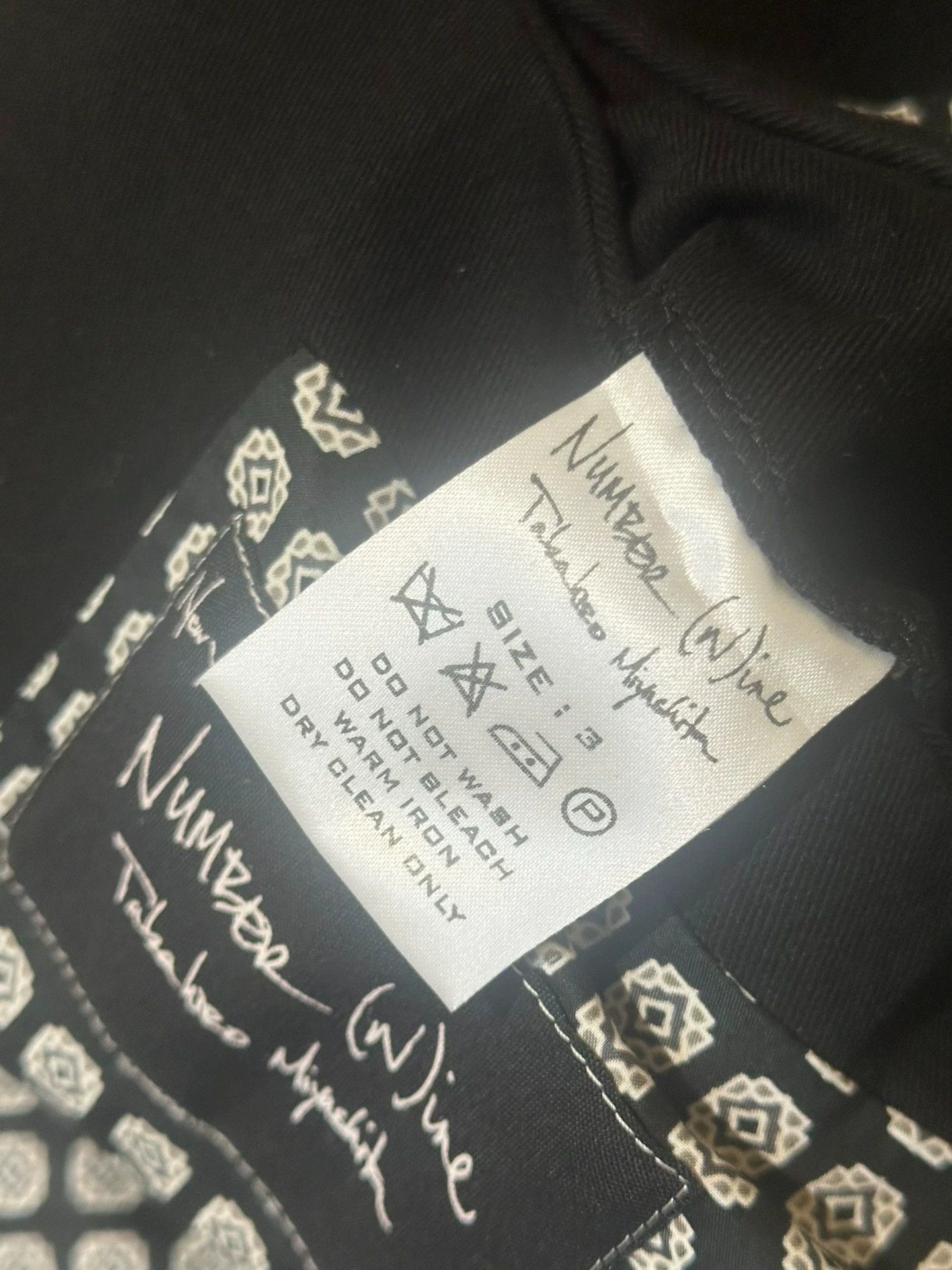 Number (N)ine Number (N)ine 2004SS Biker Zip Jacket Size 3 Size US L / EU 52-54 / 3 - 7 Thumbnail