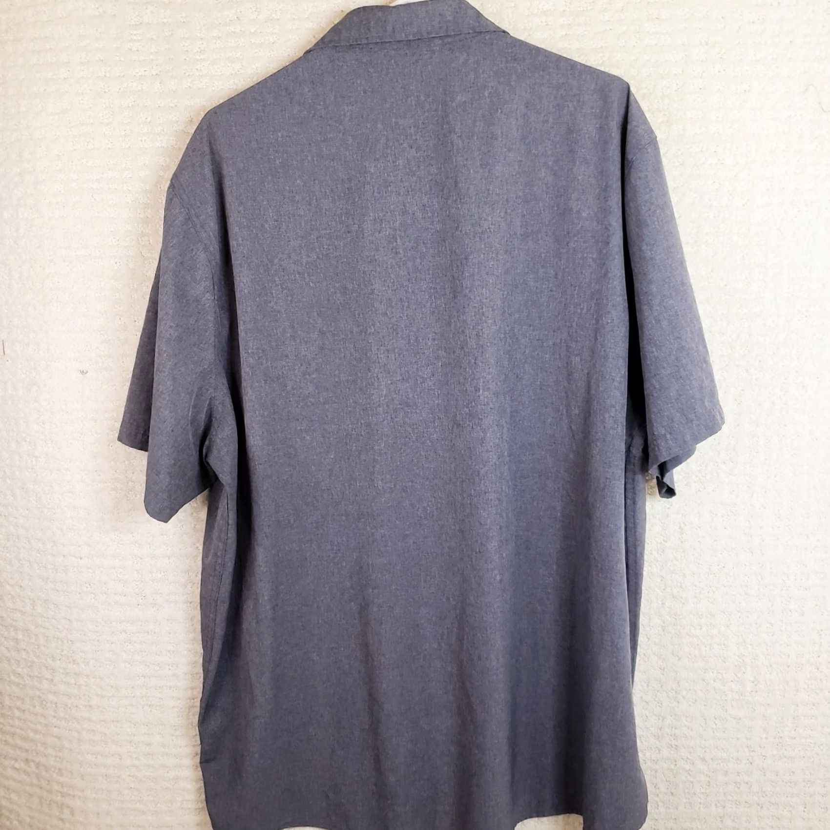 Avalanche Avalanche Men's Button-Up Shirt Short Sleeve Gray 2XL Quick Dry Polyester Spandex Modern Casual Workwear Shirt Ladies? Size US XXL / EU 58 / 5 - 6 Thumbnail