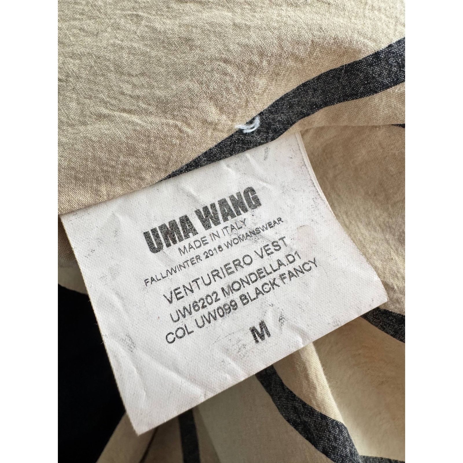 Uma Wang Uma Wang Textured Asymmetric Vest Black Italy Size L / US 10 / IT 46 - 6 Thumbnail
