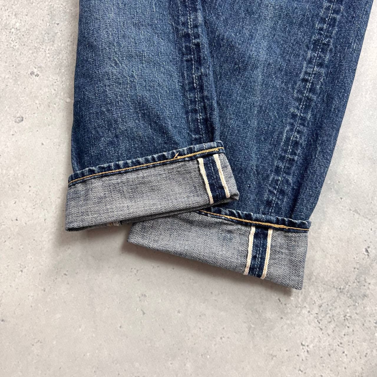 Warehouse & Co. Brown-Duck Digger by Warehouse & Co Selvedge Jeans Blue W30 Size US 30 / EU 46 - 5 Thumbnail