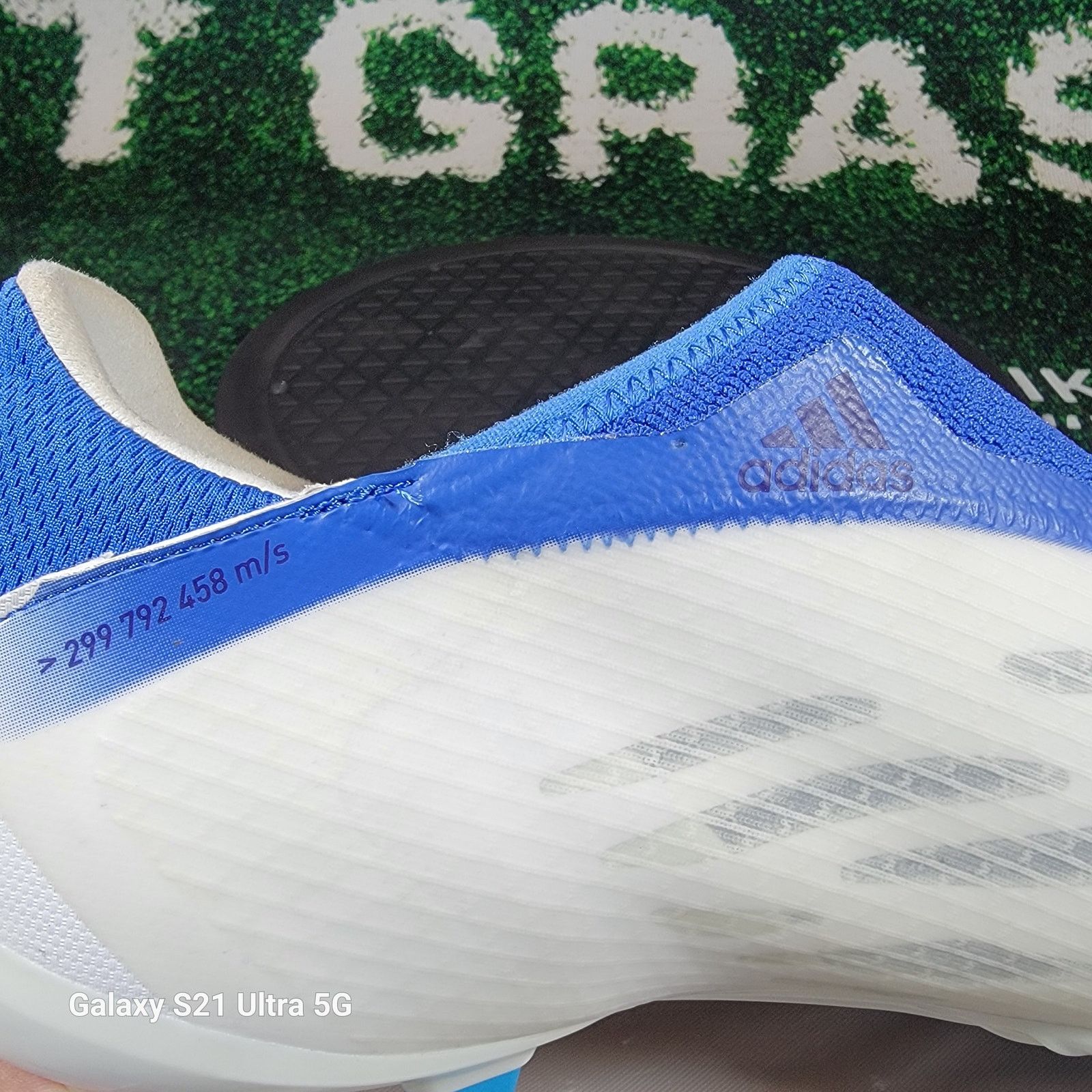 Adidas Adidas X Speedflow.3 Laceless FG 'White Legacy Indigo' Sz 13 Size US 13 / EU 46 - 8 Thumbnail