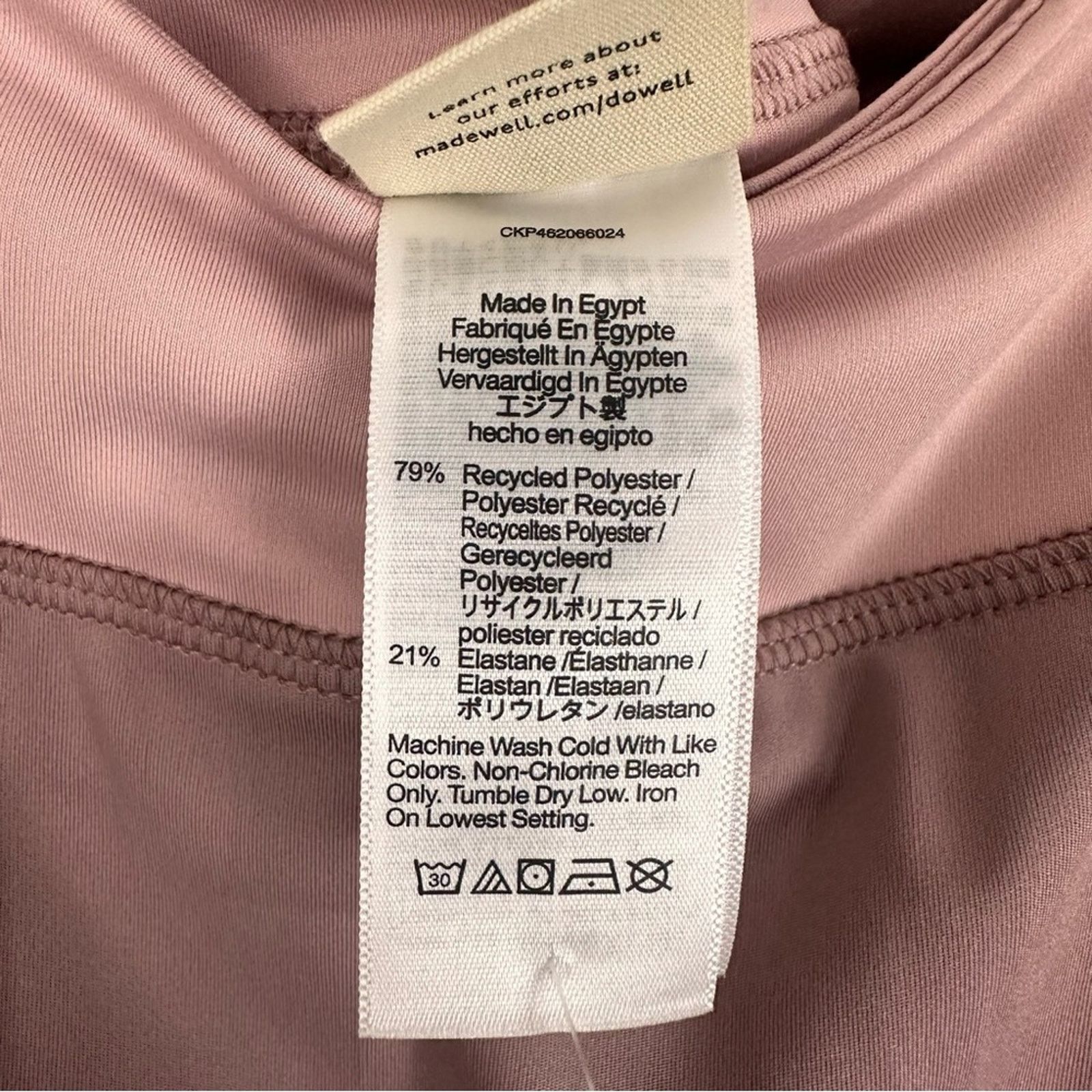 Madewell NWT Madewell Flex Fitness Skirt Built-In Shorts Mauve XS Size 26" / US 2 / IT 38 - 9 Thumbnail