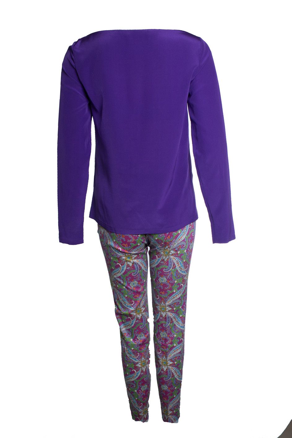 Ralph Lauren Ralph Lauren, Purple set with paisley print Size 27" / US 4 / IT 40 - 4 Thumbnail