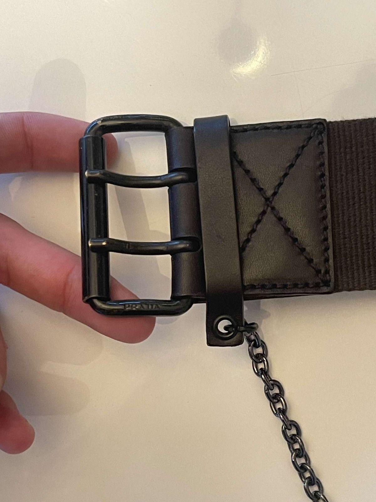Prada 2000’s Prada Military Belt Size 30 - 5 Thumbnail