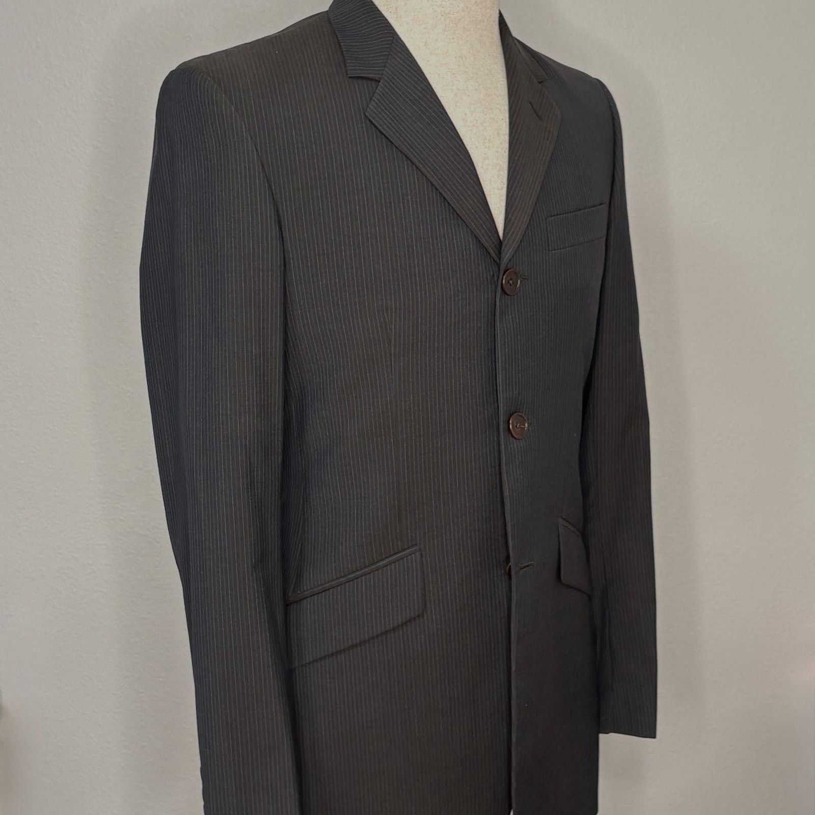Paul Smith Slim Fit Pinstripe Suit R36/W 28 Size 36R - 2 Thumbnail