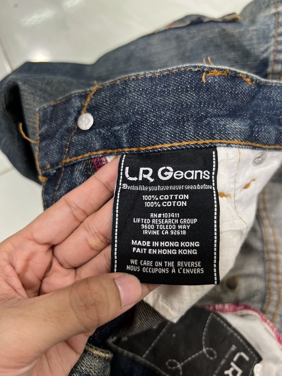 LRG 🔥 LRG DYED BROKEN DENIM JEANS Size US 38 / EU 54 - 16 Thumbnail