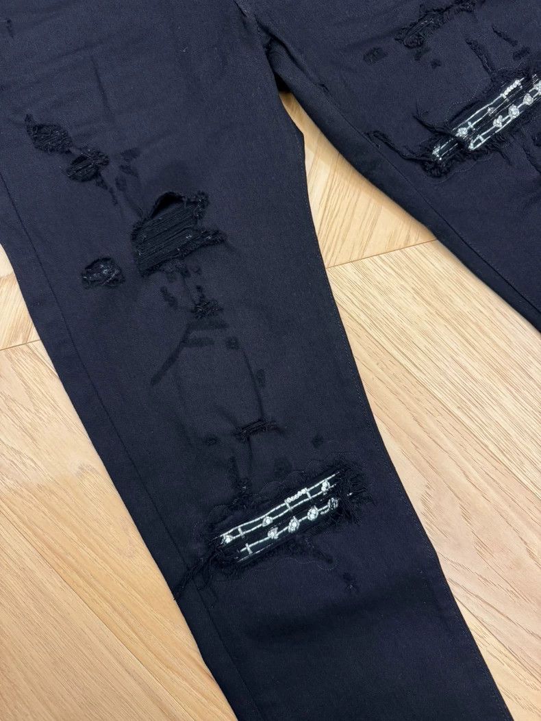 Amiri Amiri Note Rhinestone Jeans 2501-Nextarrow Size US 31 - 4 Thumbnail