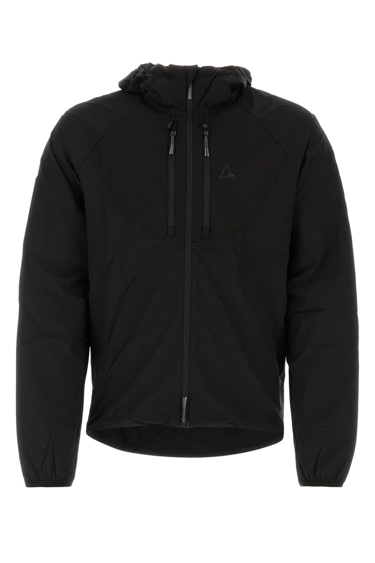 image of Roa Black Stretch Nylon Jacket, Men's (Size Large)