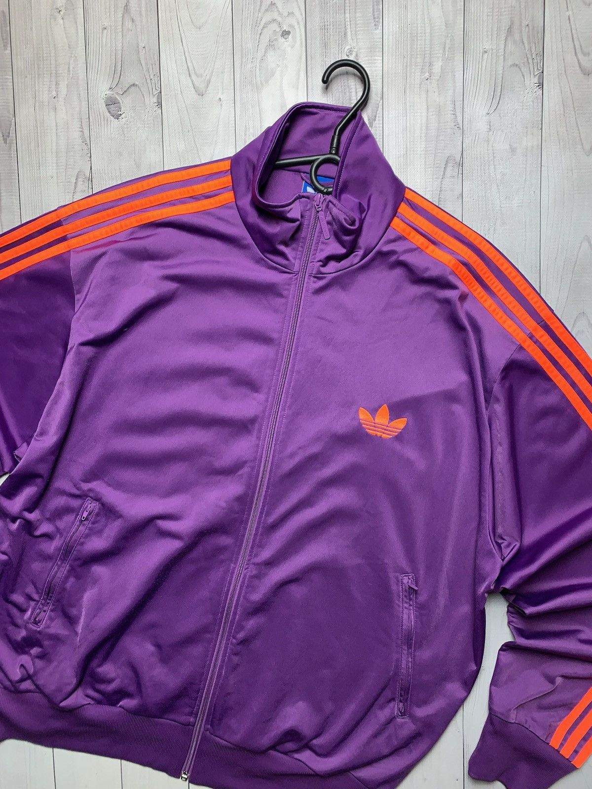Adidas × Vintage Vintage adidas original track jacket size XXL purple rare Size US XXL / EU 58 / 5 - 2 Thumbnail