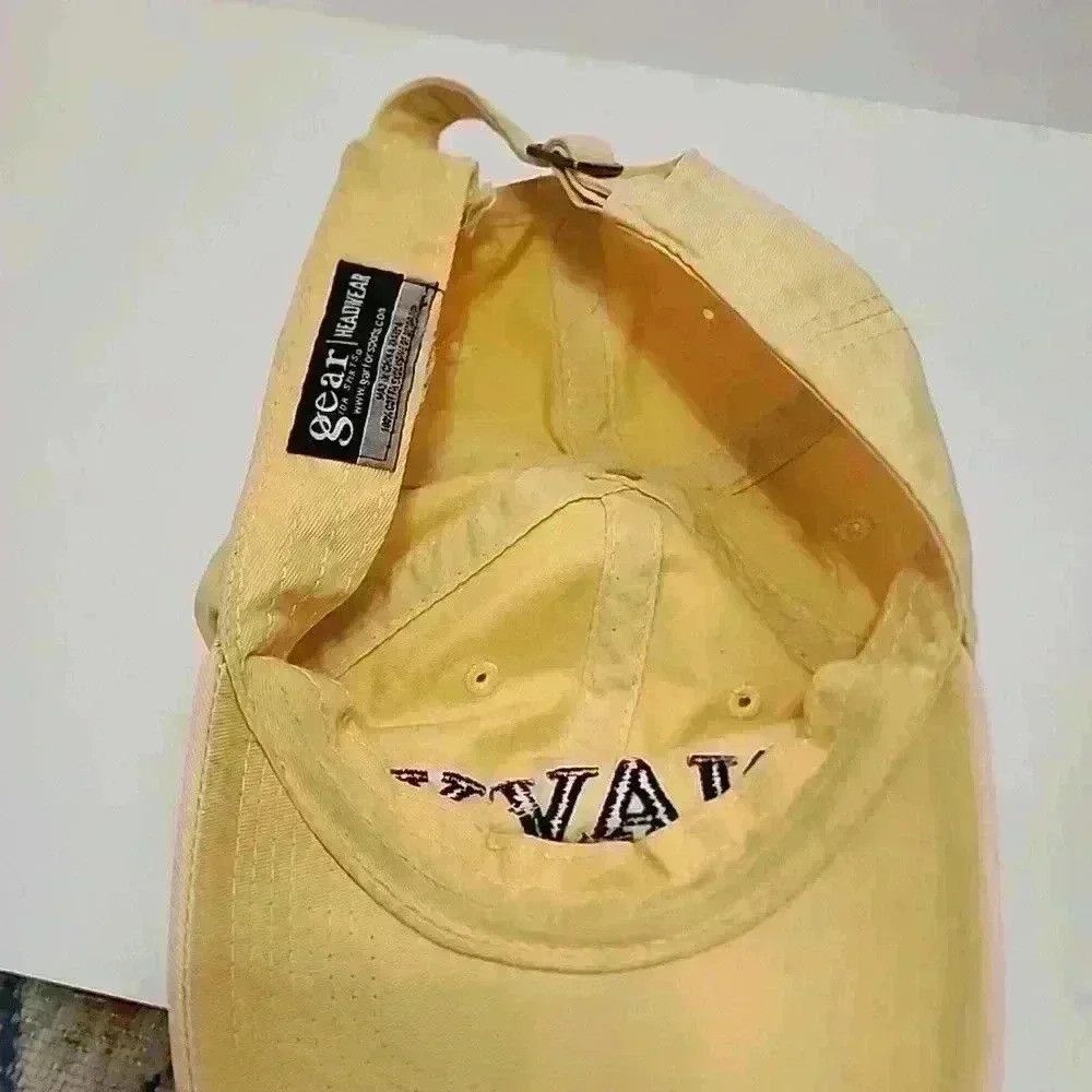 Other Gear Headwear "Navy" Yellow/Blue One Size Baseball Hat Cap Size ONE SIZE - 6 Thumbnail