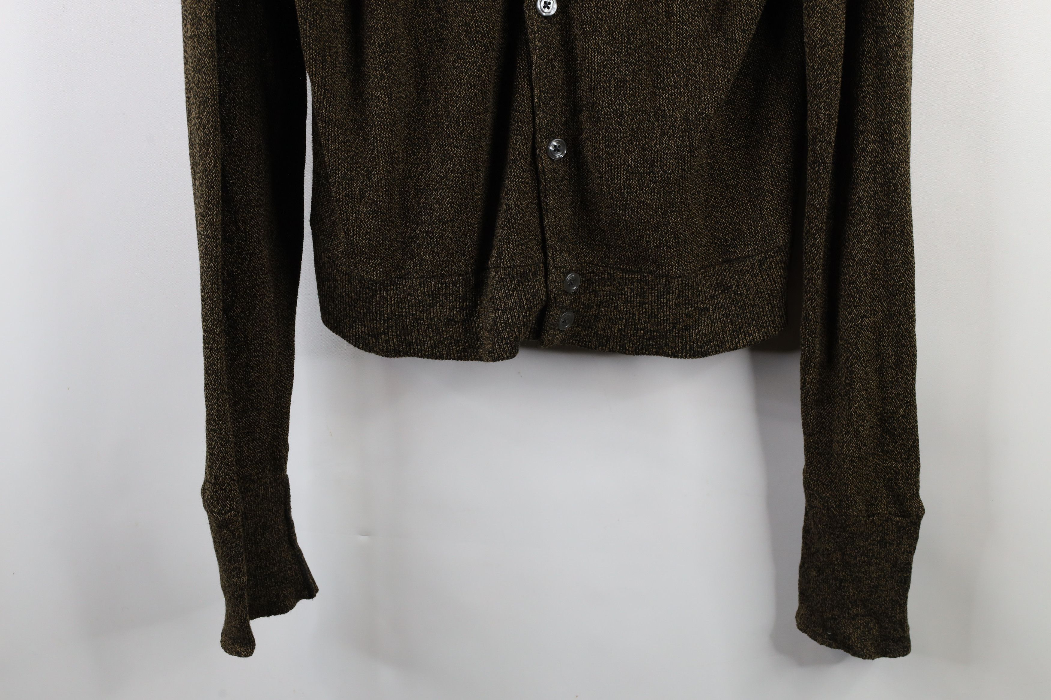 Vintage Vintage 90s Streetwear Cardigan Sweater Heather Brown USA Size US XL / EU 56 / 4 - 4 Thumbnail