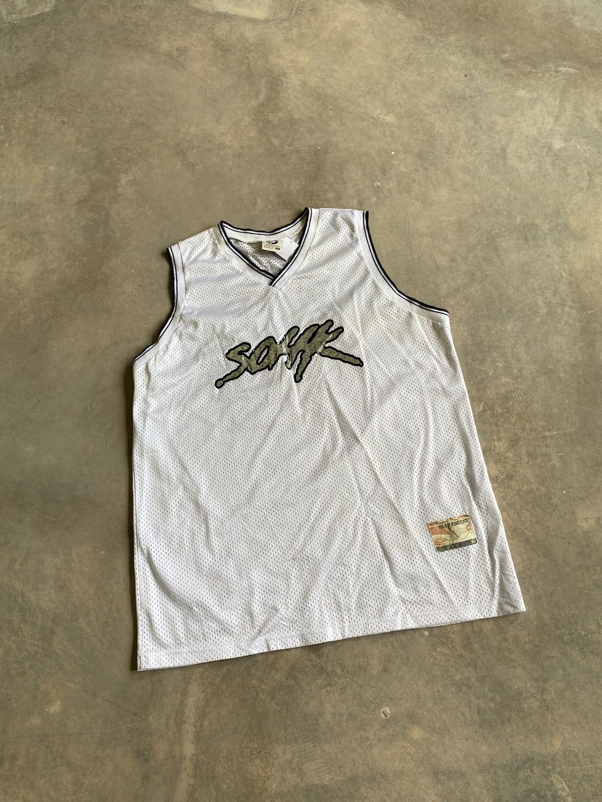 RARE☠️ SOHK MESH SINGLET SKATE y2k 90s