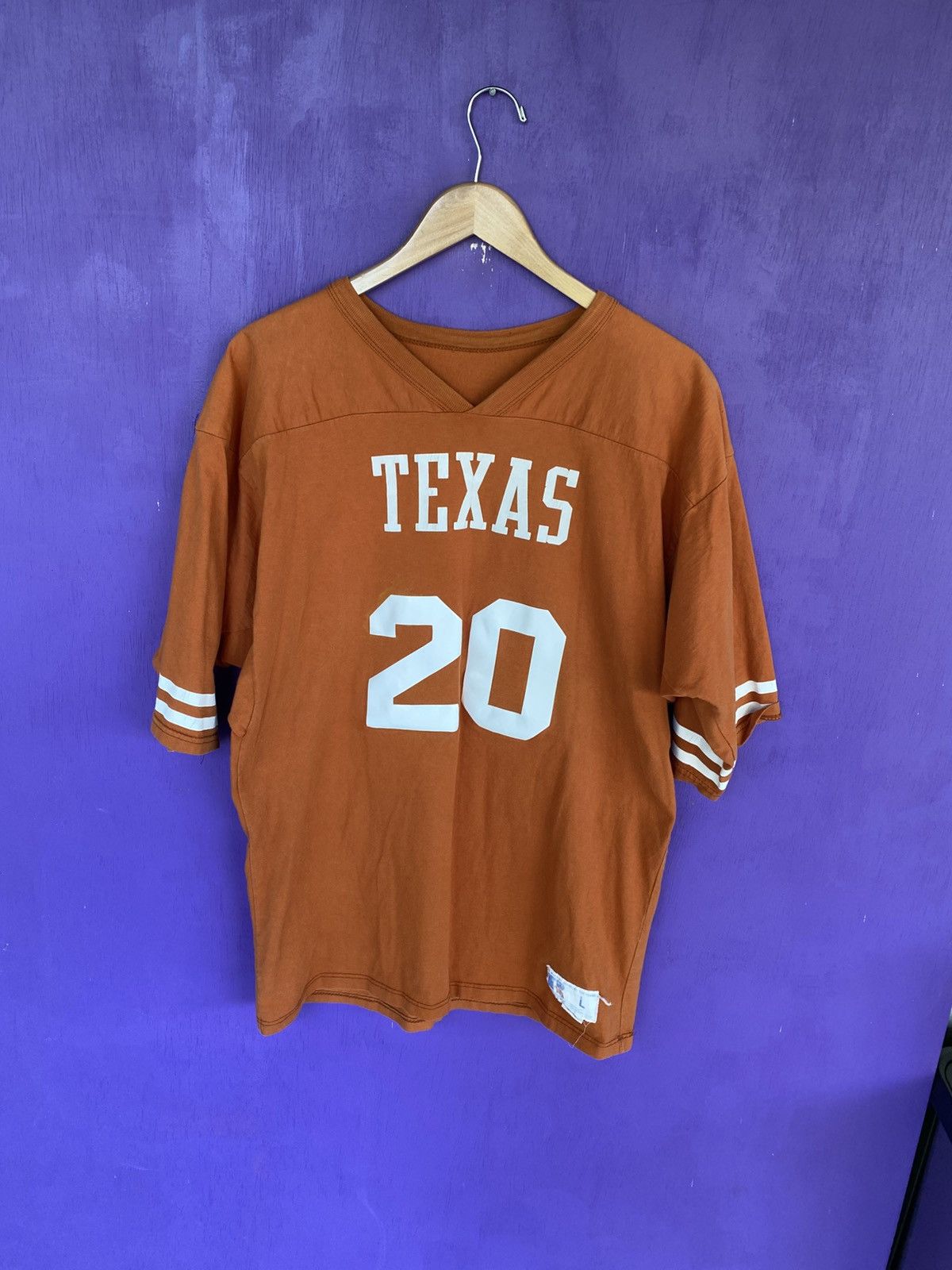 Russell Athletic Vintage 80s Russell athletic Texas longhorns jersey shirt Size US L / EU 52-54 / 3 - 1 Thumbnail