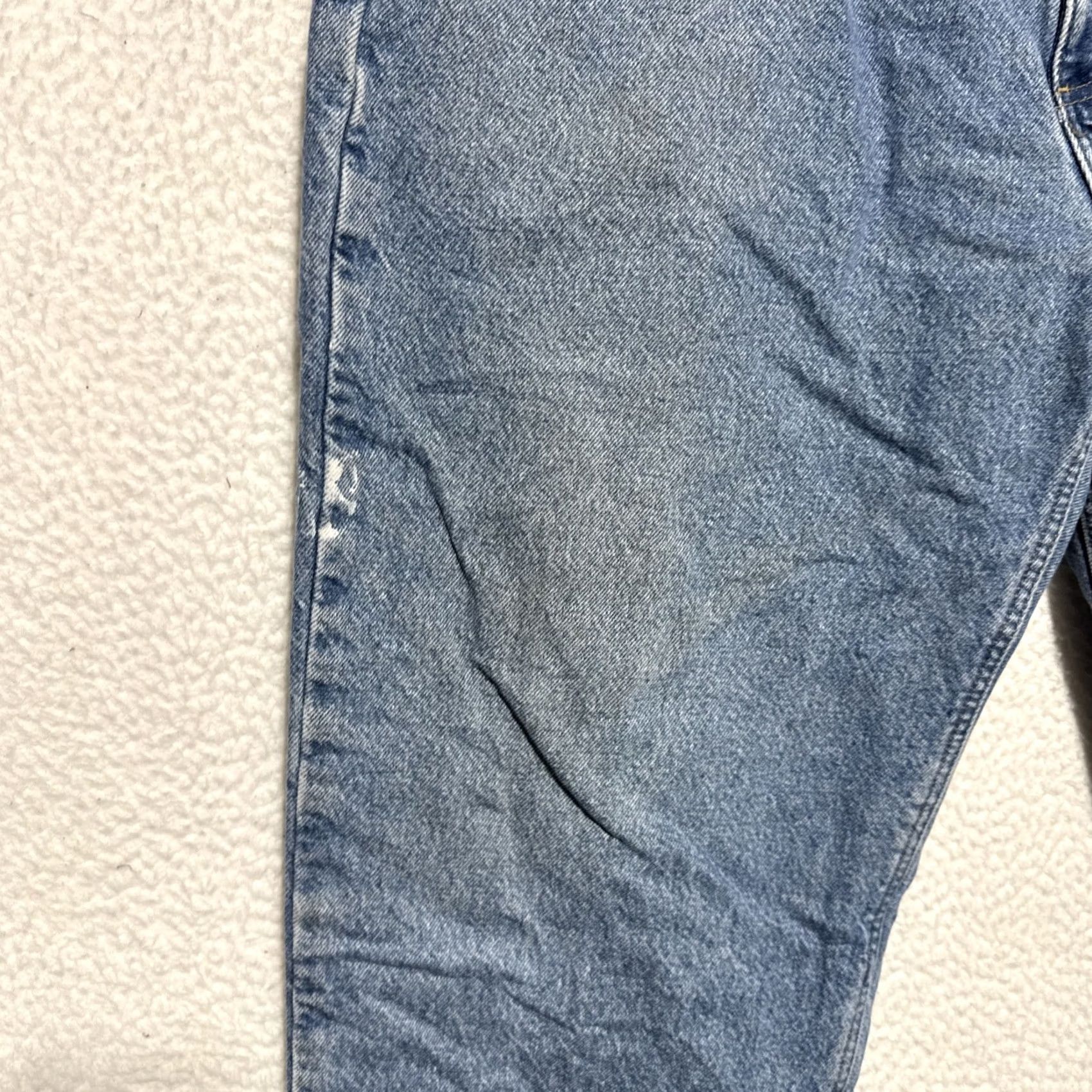 Carhartt CARHARTT Jeans Relaxed Denim 38x31 5-Pocket Lined Plaid Blue Men’s Size 38 Inseam 31 Vintage No Size US 38 / EU 54 - 2 Thumbnail