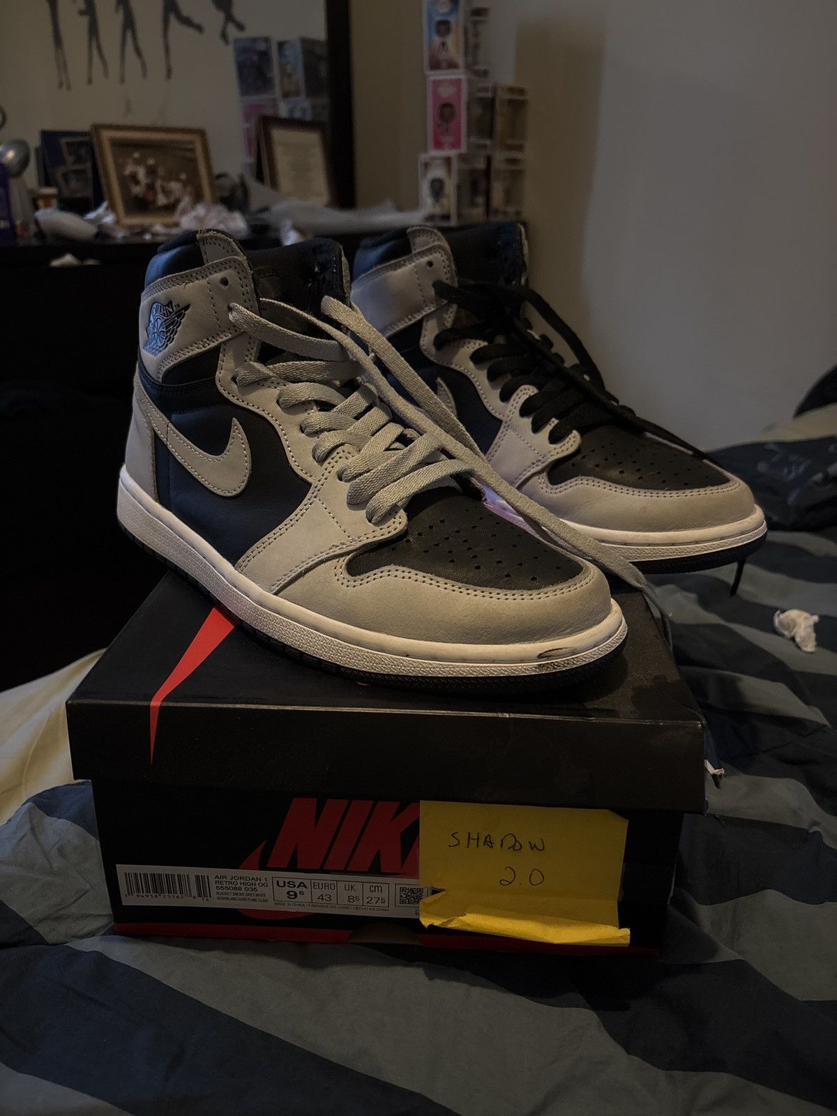 Jordan Brand Air Jordan 1 Shadow 2.0 High Size US 9.5 / EU 42-43 - 1 Thumbnail