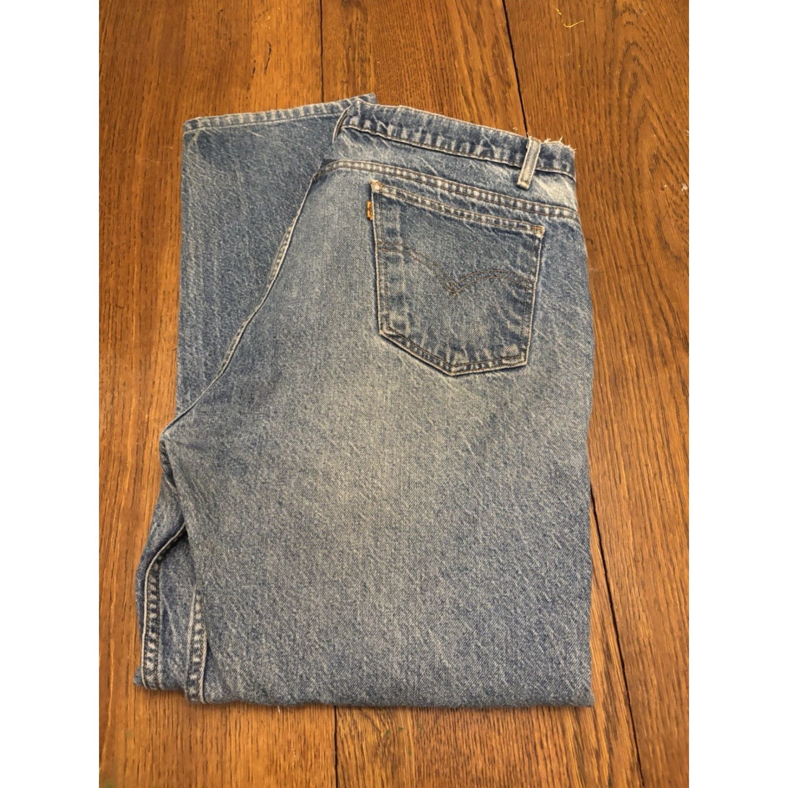Levi's VINTAGE Levi's 505 Jeans Denim Blue Straight Regular Mens 38x32 USA Size US 38 / EU 54 - 6 Thumbnail