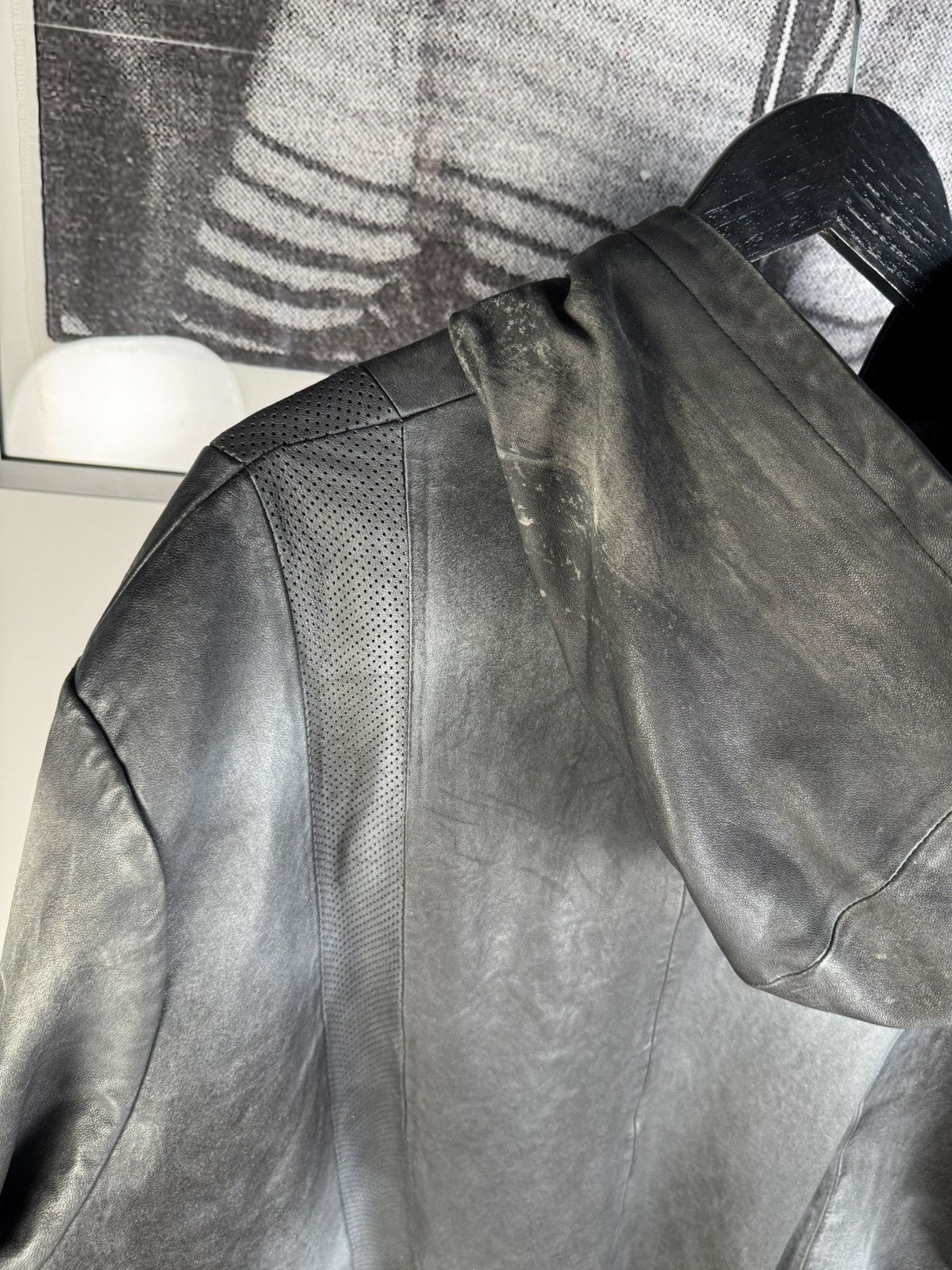 ALEXANDER DIGENOVA INSANE 2024 AGED SHEEPSKIN ASSEMBLAGE PANEL JACKET BRAND Size US L / EU 52-54 / 3 - 8 Thumbnail