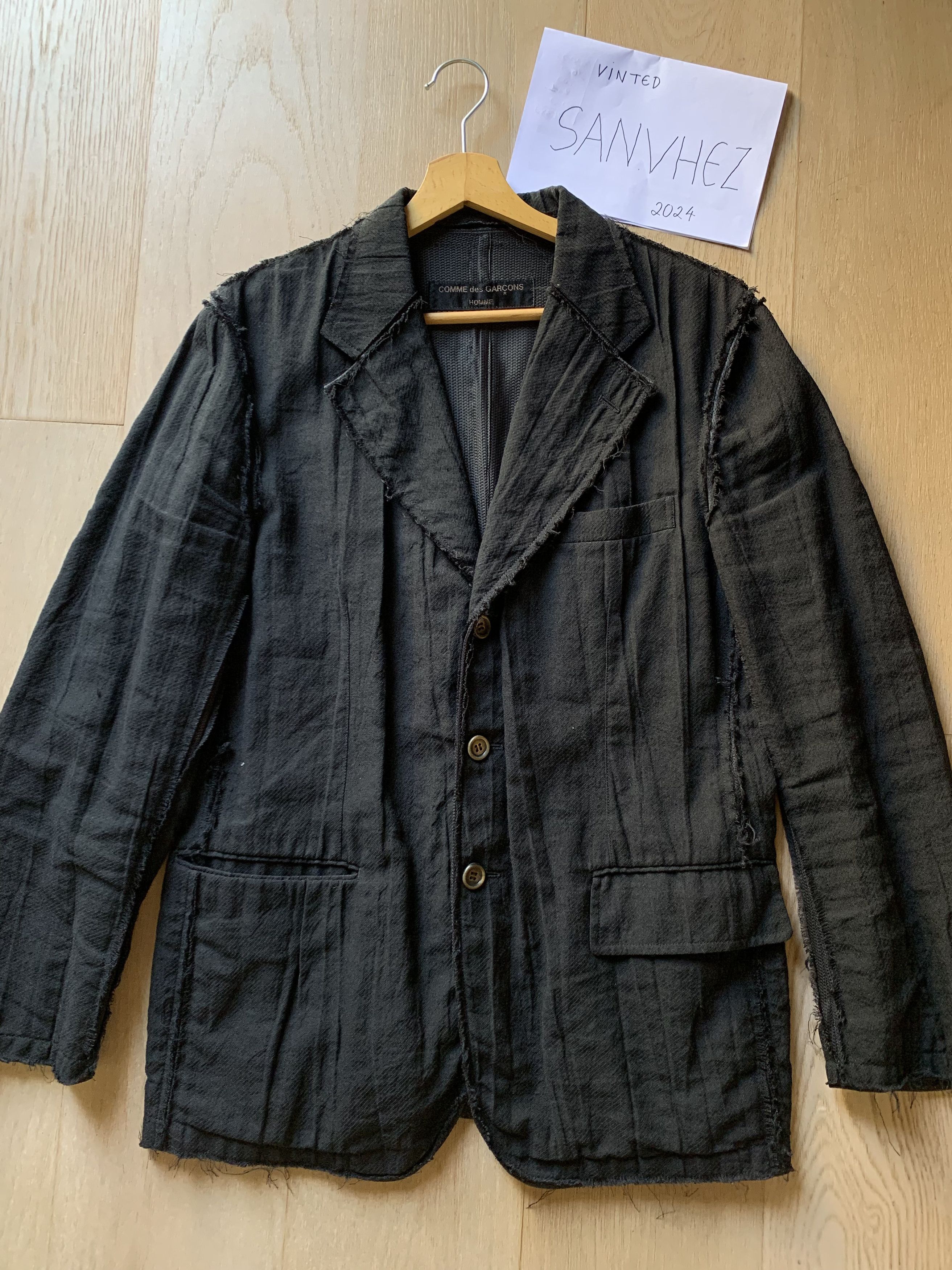 Comme des Garcons Homme AW02 Deconstructed Blazer Archive Size US M / EU 48-50 / 2 - 1 Thumbnail