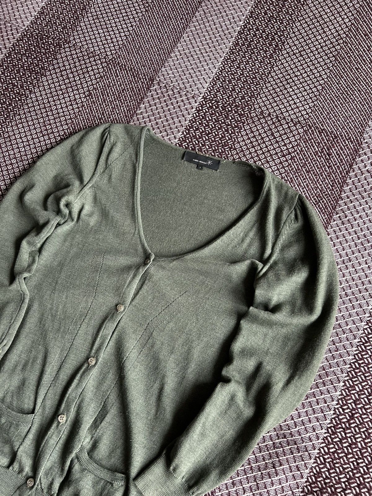 Isabel Marant × Isabel Marant Etoile × Japanese Brand Isabel Marant Wool Merinos Cardigans Old Money Style Size 1 Size S / US 4 / IT 40 - 2 Thumbnail