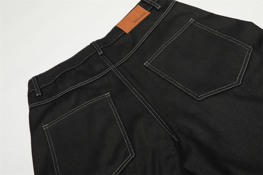 Jean Men's loose wide-leg scimitar jeans with patchwork pleats Size US 32 / EU 48 - 5 Thumbnail