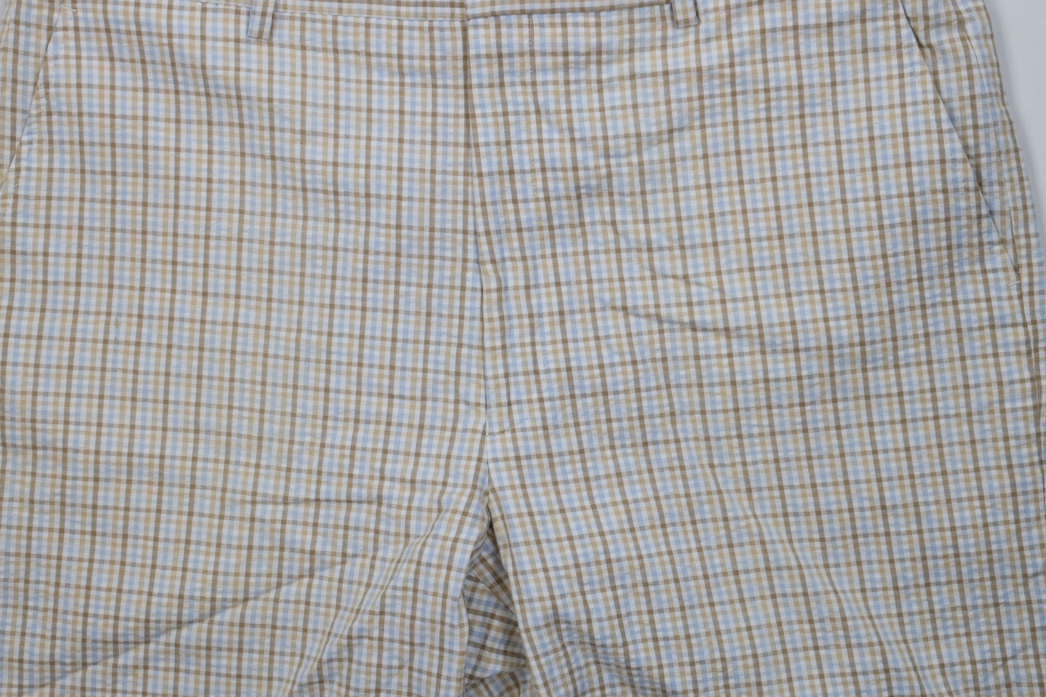 Vintage Vintage 90s Streetwear Sucker Above Knee Chino Shorts Plaid Size US 36 / EU 52 - 3 Thumbnail