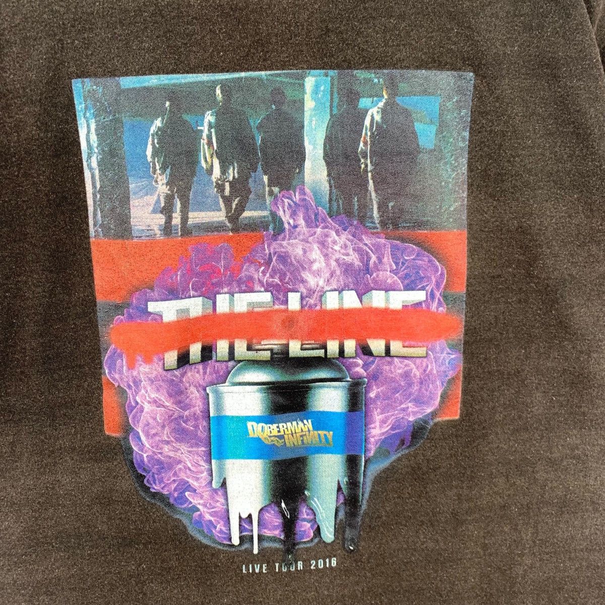 Band Tees × Japanese Brand The Line Musical Band Doberman Infinity Japan Tour Tee Shirt Size US L / EU 52-54 / 3 - 3 Thumbnail