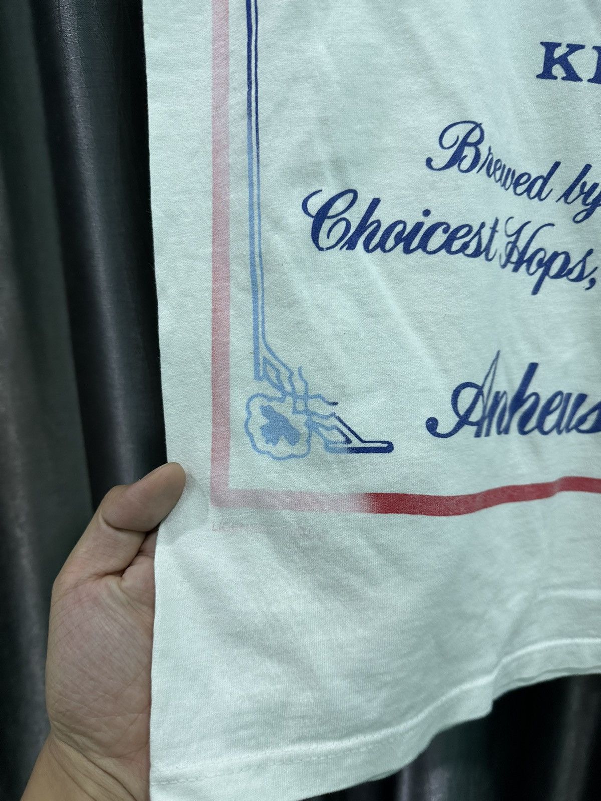 Budweiser Vintage White Budweiser "King of Beers" 1990s AOP Tee Size US XL / EU 56 / 4 - 8 Thumbnail