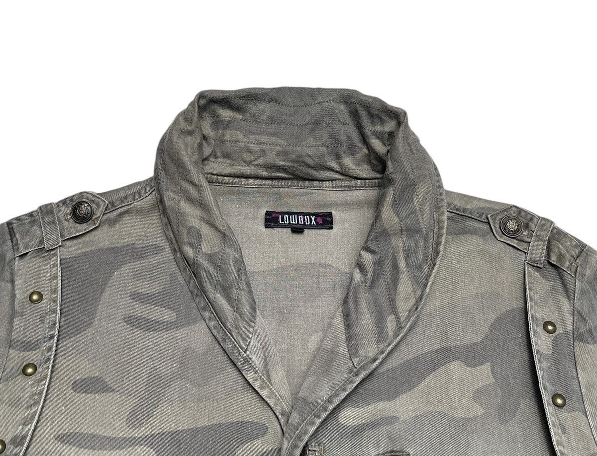 If Six Was Nine × LOWBOX × Le Grande Bleu (L.G.B.) Rare Design Vintage Brand Lowbox Tactical Jacket 1990s Size US L / EU 52-54 / 3 - 3 Thumbnail