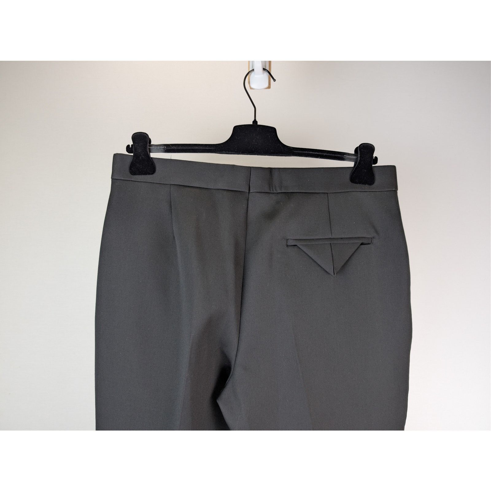 Bottega Veneta o1rshd1 Compact Wool Trousers Pants in Black Size US 34 / EU 50 - 14 Thumbnail